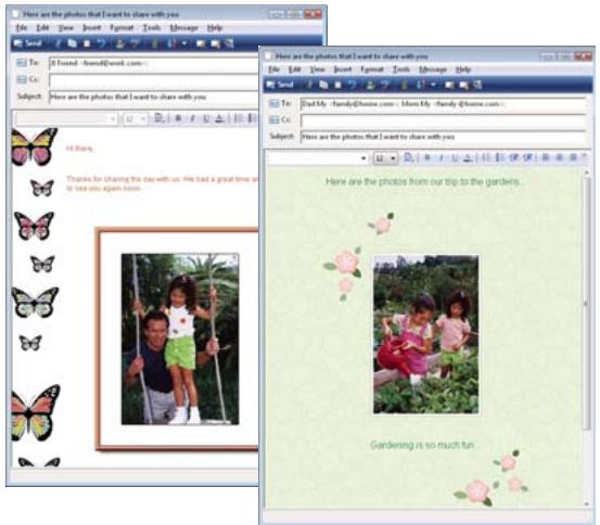 ADOBE ELEMENTS ORGANIZER 9 - Envoi de photos et de fichiers de support par courrier électronique - 2