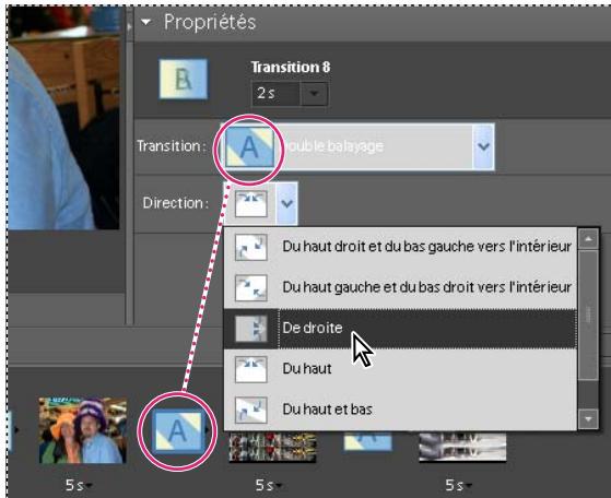 ADOBE ELEMENTS ORGANIZER 9 - Ajout et modification de transitions - 1