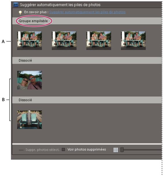 ADOBE ELEMENTS ORGANIZER 9 - Emplement automatique de photos comptant des similarités visuelles (Windows) - 1