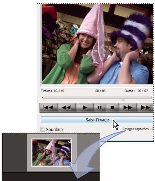 ADOBE ELEMENTS ORGANIZER 9 - Importation de photos à partir d'une video - 1