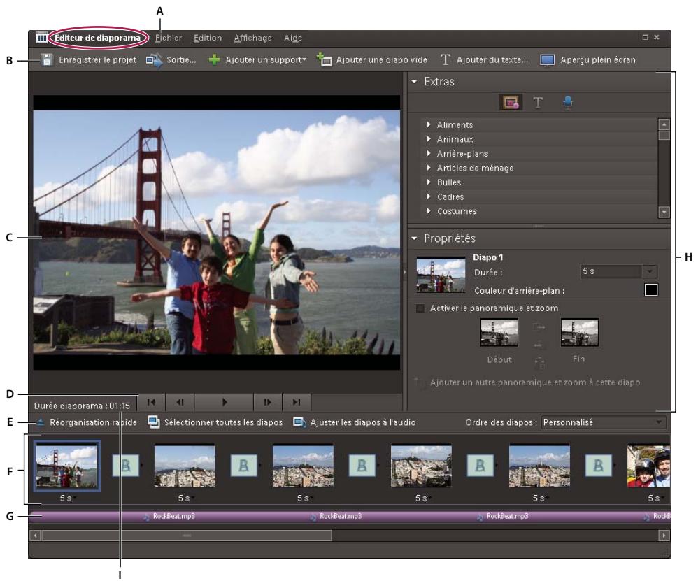 ADOBE ELEMENTS ORGANIZER 9 - Creation d'un diaporama (Windows uniquement) - 1