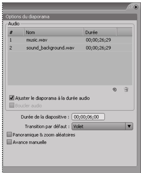 ADOBE ENCORE CS3 - Ajout d'audio à des diaporamas - 1
