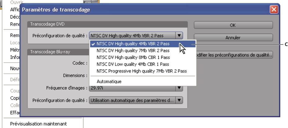 ADOBE ENCORE CS3 - Transcodage (rendre les clips video et audio compatibles) - 2