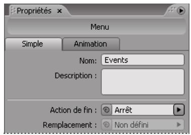 ADOBE ENCORE CS3 - Attribution d'un nom aux menus et aux boutons - 1