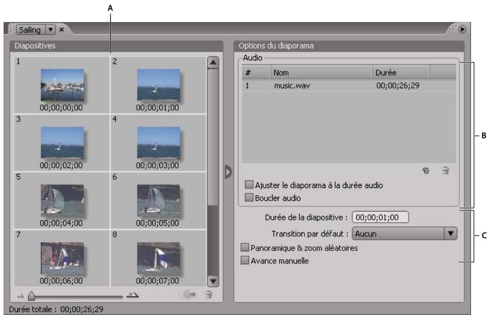 ADOBE ENCORE CS3 - A propos des diaporamas - 2