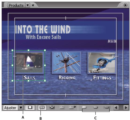 ADOBE ENCORE CS3 - Présentation de la Visualisation de menu - 2