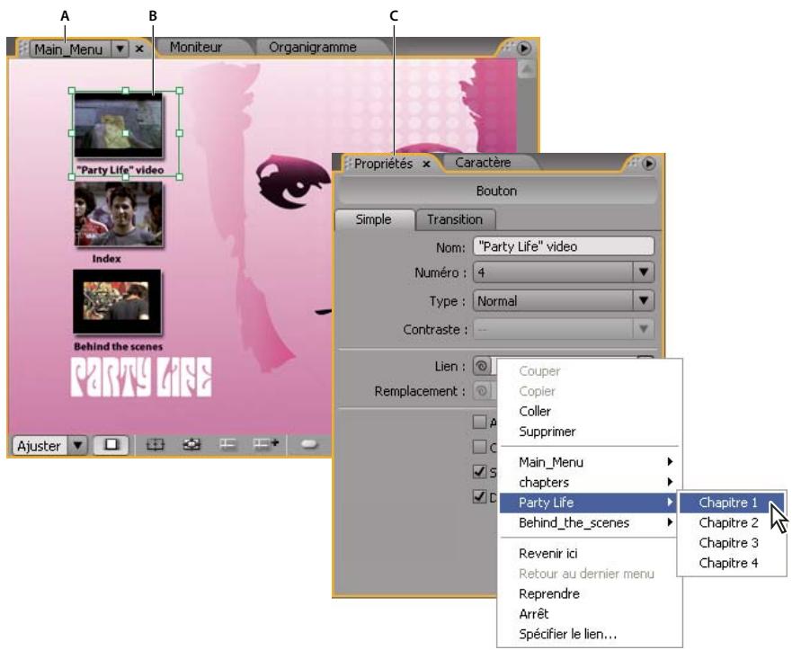 ADOBE ENCORE CS3 - Spécification de la navigation - 1
