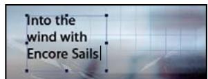ADOBE ENCORE CS3 - A propos du texte dans les menus - 2