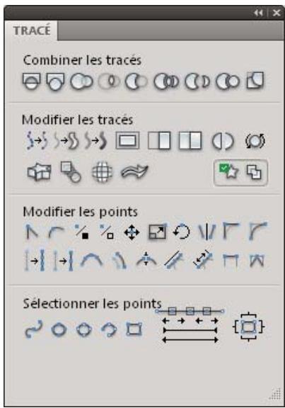 ADOBE FIREWORKS CS4 - Retouche de tracés à l'aide du panneau Tracé - 1