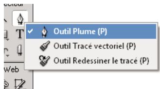 ADOBE FIREWORKS CS4 - Sélection d'un outil parmi un groupe d'outils - 1