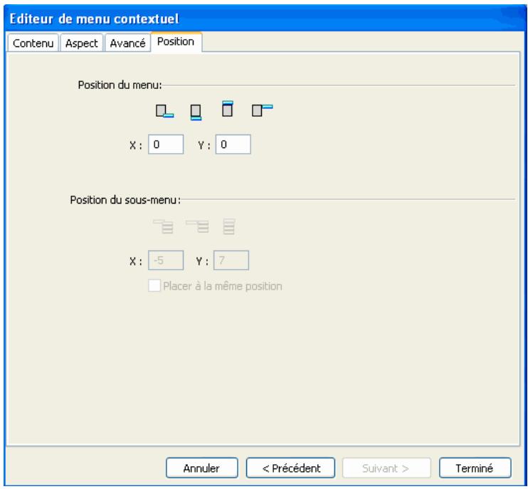 ADOBE FIREWORKS CS4 - Repositionnement des menus et sous-menus contextuels - 1