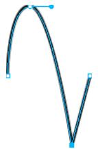 ADOBE FIREWORKS CS4 - Conversion d'un point de courbe en point d'angle - 2