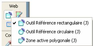 ADOBE FIREWORKS CS4 - Création d'une zone sensible rectangle ou circulaire - 1