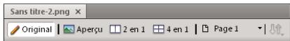 ADOBE FIREWORKS CS4 - Aperçu et comparaison des paramètres d'optimisation - 1