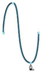 ADOBE FIREWORKS CS4 - Conversion d'un point de courbe en point d'angle - 1
