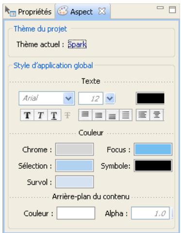 ADOBE FLASH BUILDER 4.5 - Vue Aspect - 1