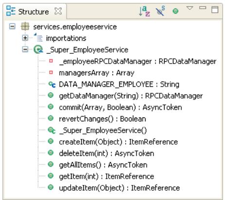 ADOBE FLASH BUILDER 4.5 - Vue Structure en mode Classe - 1