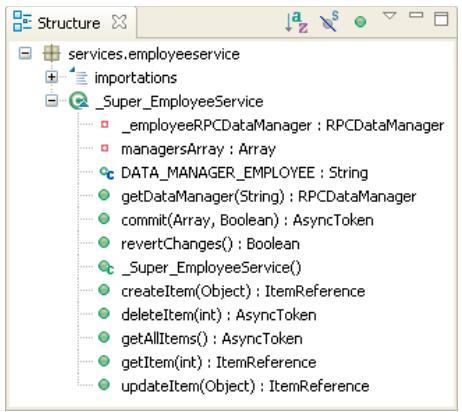 ADOBE FLASH BUILDER 4.5 - Vue Structure - 1