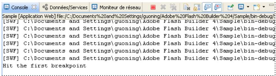 ADOBE FLASH BUILDER 4.5 - Vue Console - 1