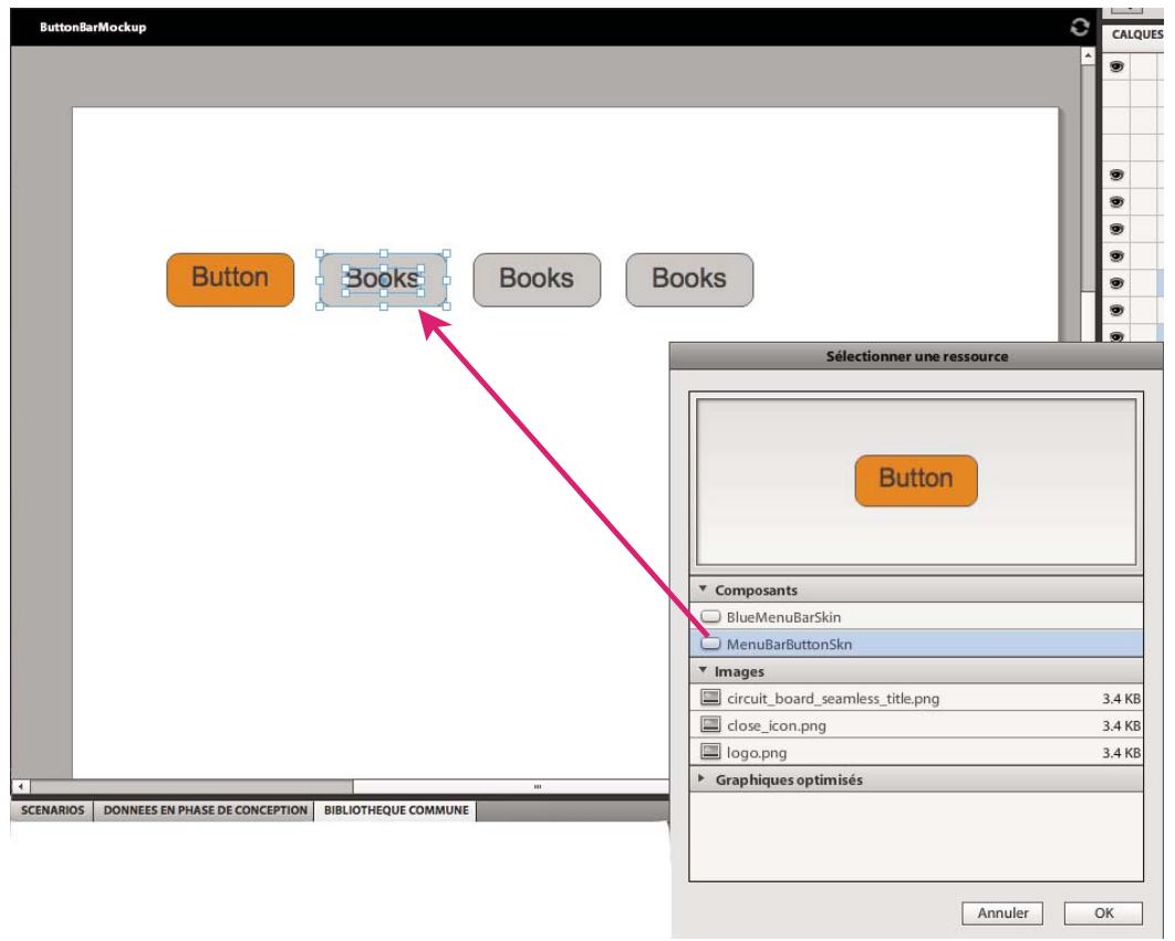 ADOBE FLASH CATALYST CS5.5 - Remplacement des autres illustrations - 1