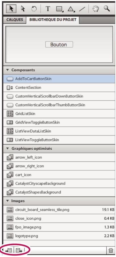 ADOBE FLASH CATALYST CS5.5 - Exportation et importation d'un package de bibliothèque - 1