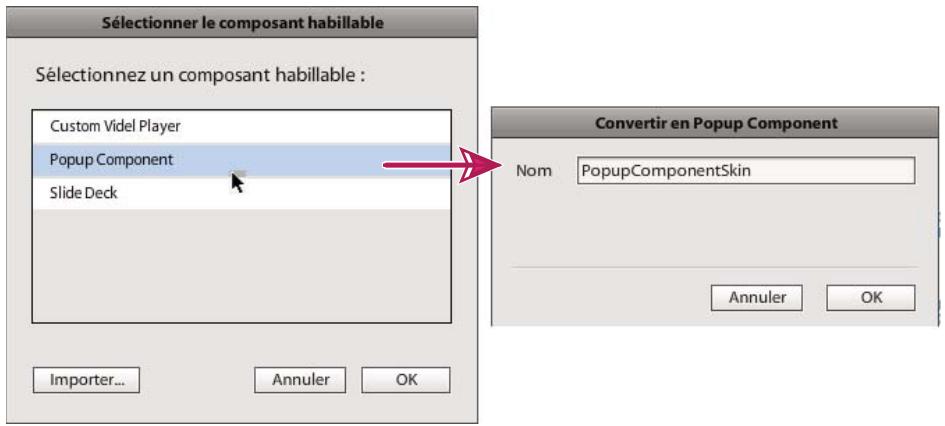 ADOBE FLASH CATALYST CS5.5 - Conversion de l'illustration sélectionnée vers le composant - 2