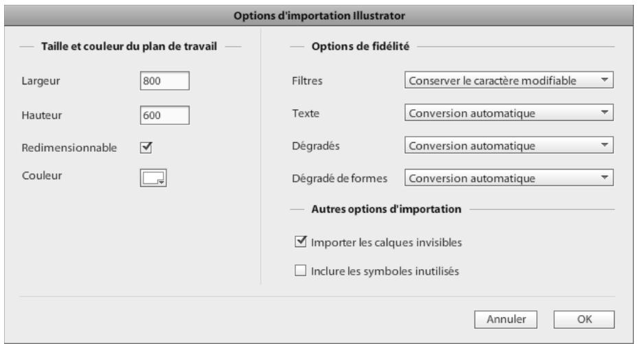 ADOBE FLASH CATALYST CS5.5 - Importation de fichiers Adobe Illustrator - 1