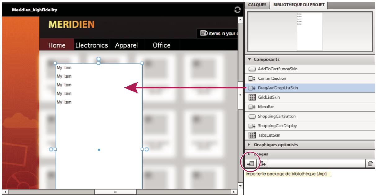 ADOBE FLASH CATALYST CS5.5 - Composants habillables personnalisés (avec habillages d'espace réservé) - 1
