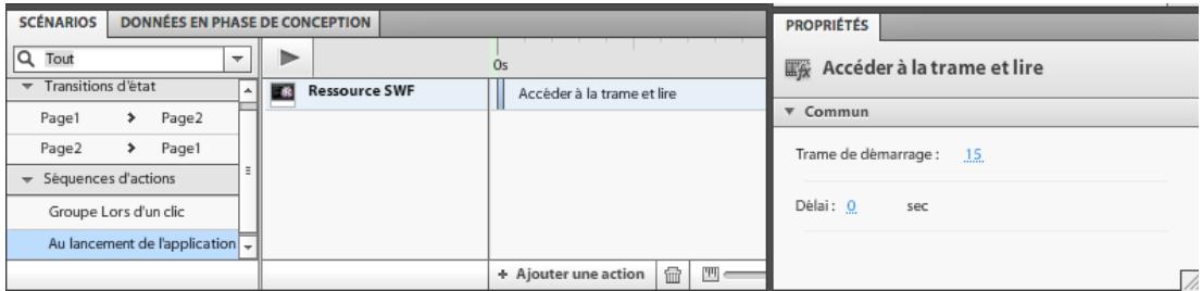 ADOBE FLASH CATALYST CS5.5 - Interactions Au lancement de l'application - 1