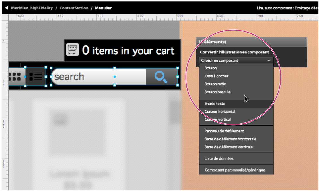 ADOBE FLASH CATALYST CS5.5 - Création d'un composant à partir d'une illustration propre - 1
