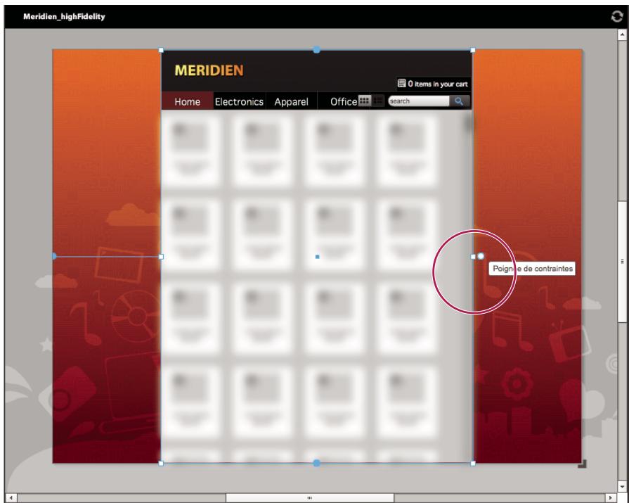 ADOBE FLASH CATALYST CS5.5 - Création de composants redimensionnables à l'aide de contraintes - 1