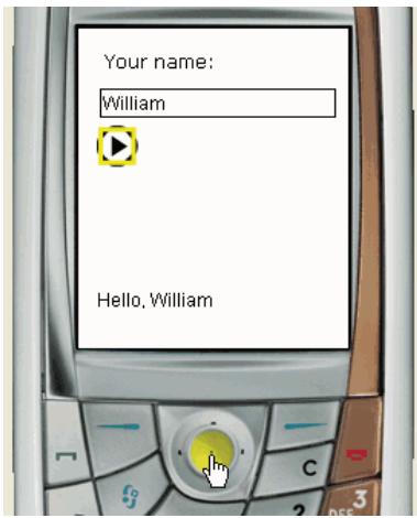 ADOBE FLASH LITE 1 - Pour creer un exemple d'application de champ texte : - 4