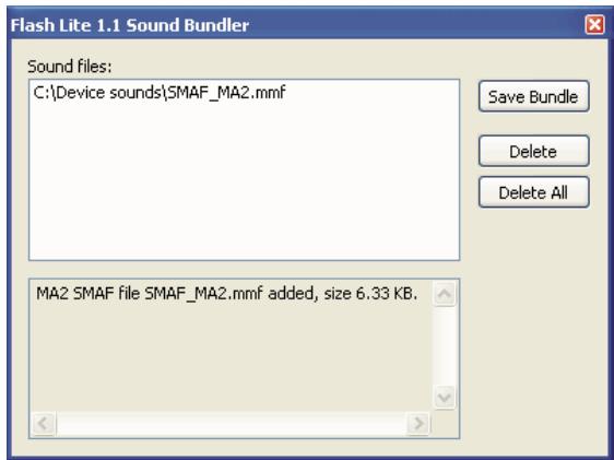 ADOBE FLASH LITE 1 - Pour creer un fichier de regroupement audio : - 2
