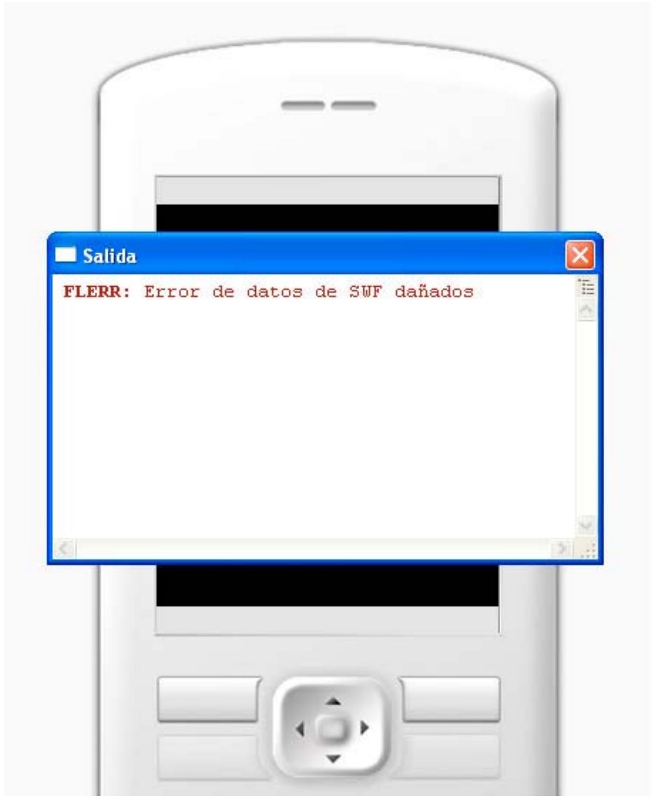 ADOBE FLASH LITE 1 - Erreurs - 1