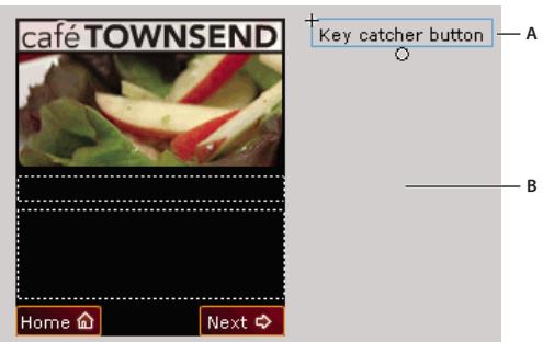 ADOBE FLASH LITE 1 - Pour ajouter des éléments de navigation dans l'écran Specials : - 2