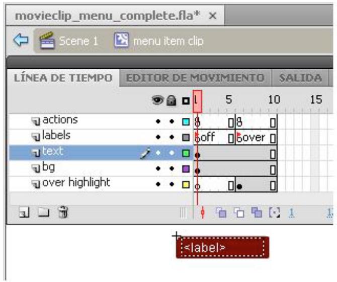 ADOBE FLASH LITE 1 - Pour creer un menu simple à l'aide de clips : - 1