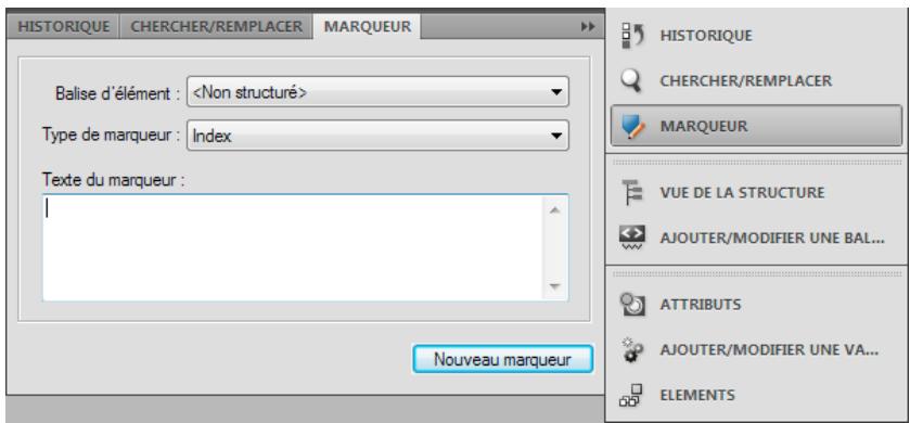 ADOBE FRAMEMAKER 9 - Manipulation de panneaux réduits à la taille d'icones - 2