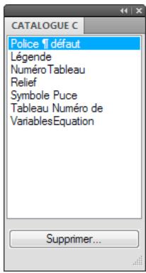 ADOBE FRAMEMAKER 9 - Configuration de caractères - 2