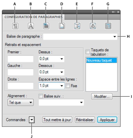 ADOBE FRAMEMAKER 9 - Configuration de paragraphs - 1