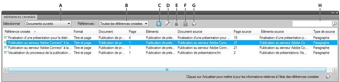 ADOBE FRAMEMAKER 9 - Présentation du conteneur de références croisées - 1