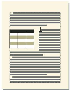 ADOBE FRAMEMAKER 9 - Habillage d'un tableau avec du texte - 1