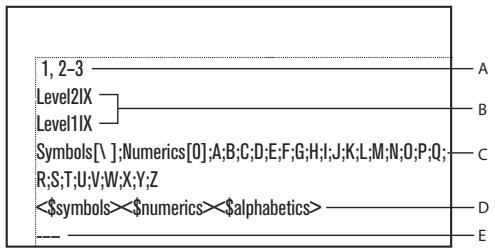 ADOBE FRAMEMAKER 9 - Modification de l'enchainement de texte spécial pour une liste ou un index - 2