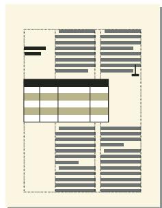 ADOBE FRAMEMAKER 9 - Fusion d'un tableau - 3