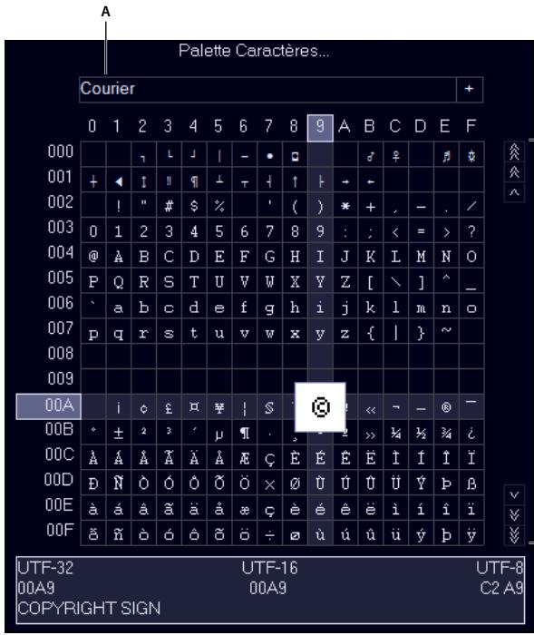 ADOBE FRAMEMAKER 9 - Utilisation de la palette Caractères - 1