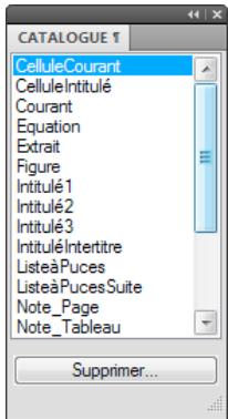 ADOBE FRAMEMAKER 9 - Configuration de paragraphs - 2