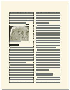 ADOBE FRAMEMAKER 9 - Cadres ancrés dans une colonne de texte - 1
