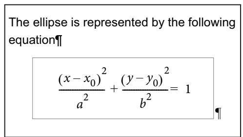 ADOBE FRAMEMAKER 9 - Ajout d'un opérande à un élément mathématique - 1