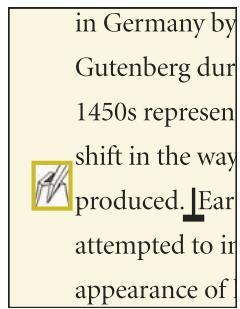 ADOBE FRAMEMAKER 9 - Cadres ancrés à l'extérieur d'une colonne de texte - 6