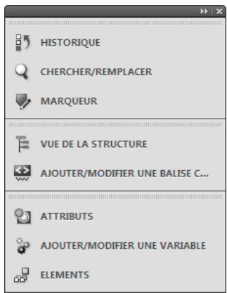 ADOBE FRAMEMAKER 9 - Manipulation de panneaux réduits à la taille d'icones - 1