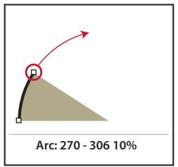 ADOBE FRAMEMAKER 9 - Transformation d'un arc - 1